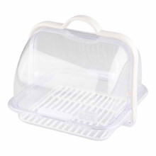 Panera transparente con asa y tapa abatible (1 unidad)