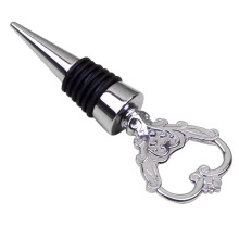 Bouchon de bouteille de cuisine en alliage de zinc orné de strass