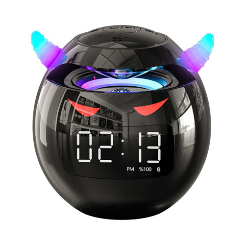 Bluetooth-Lautsprecher mit Wecker und Subwoofer