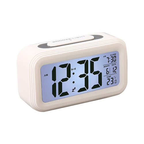 Digitaler Wecker mit LCD-Display und Hintergrundbeleuchtung