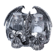 Skeleton-glas krydderirækholder, 1 stk.