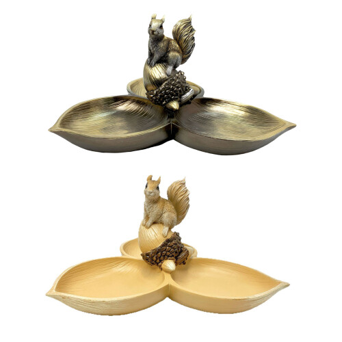 Supports en résine au design unique d'écureuils,-bronze 1