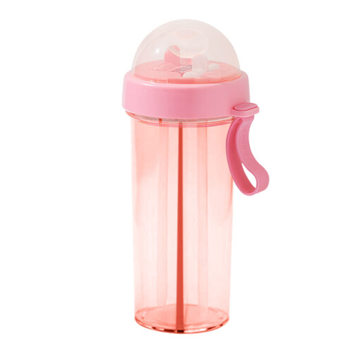 Botella de agua TUOBARR de plástico mate transparente de 600 ml. 1