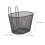 Black Kids Bicycle Basket with Hooks and Removable Wire Mesh 2