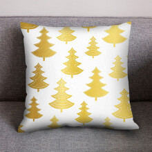 Housse de coussin en coton et lin de Noël pour enfants, décorations de sapin, canapé, décoration extérieure - Compatible avec les décorations