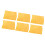 Yellow 10 Piece Bike Frame Protection Decal Set 1