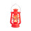 Vintage handheld oil lamp decor red small 2
