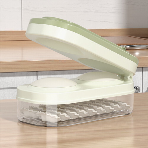 Dumplingmaker met opbergdoos (groen) 2