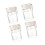 Overnight-Oat-Behälter mit Deckel und Löffel,-4er-Pack 1