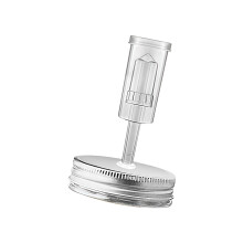 Gärdeckel und Einstellsystem aus Kunststoff für 86-mm-Glasgefäße