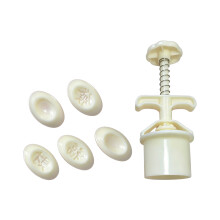 ABS Plastic Chinese Gebakvormen Met 5 Embossingpatronen Voor