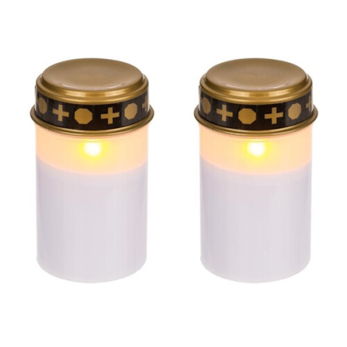 Grave Lights LED Fehér 1200Hz 2 db-os Csomag
