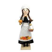 Thanksgiving Pelgrims Notenkrakers Houten Pelgrims-LL0117