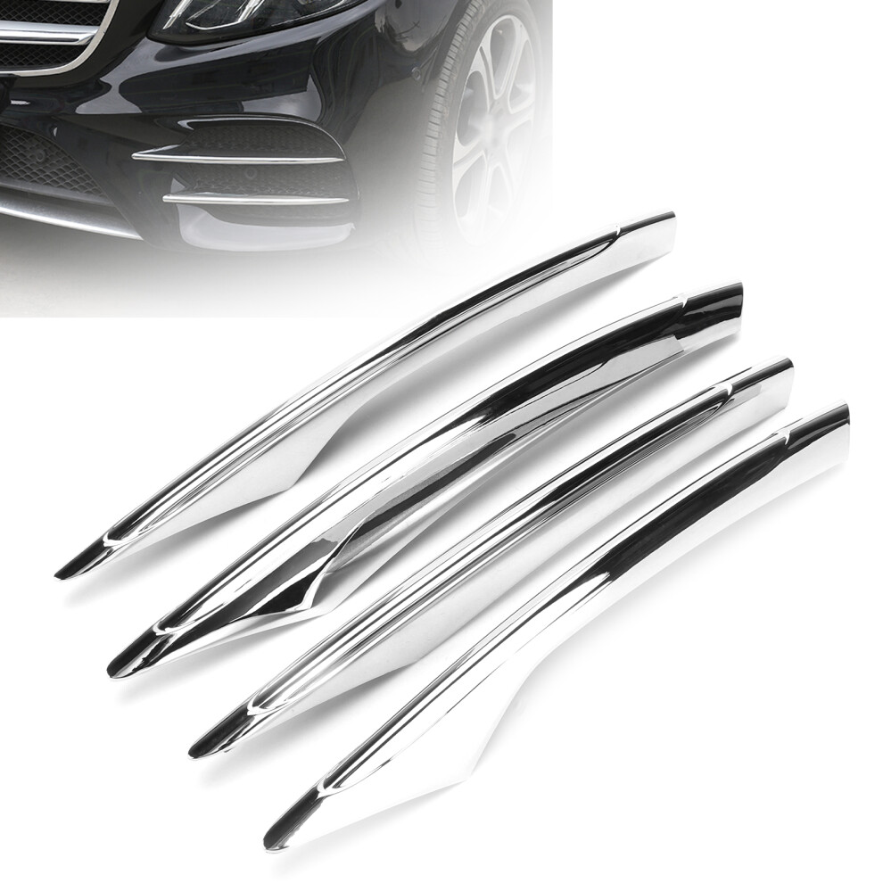2021 E Class W213 4Pcs Front Fog Trim Set Light 7340572700612