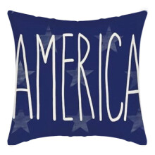 Housses de coussin Herrnalise 4 juillet 45x45 cm, décorations patriotiques drapeau américain compatibles avec la décoration de canapé