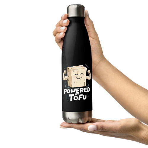 Χαριτωμένο Vegan Tofu Lover Ανοξείδωτο Μπουκάλι Νερού, με Τροφοδοσία από Tofu