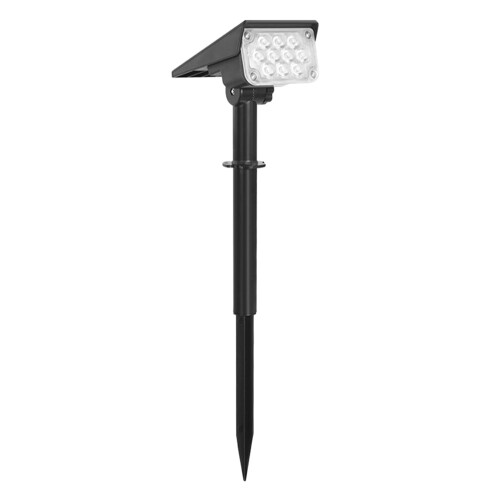 Ηλιακά φώτα εξωτερικού χώρου, 10 LED RGB Ηλιακά φώτα τοπίου, IP67 Αδιάβροχα, Ρυθμιζόμενα