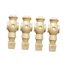 Foosball men replacement parts beige white 4 pieces