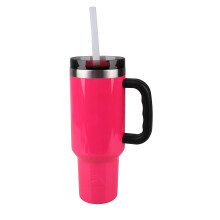 Ozark Trail stainless steel tumbler 40 oz neon pink