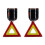 Cycling safety taillight helmet rear light 2 count 1