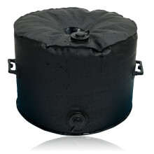 Sonnenschirmständer-Gewichtstasche, schwarz, PVC-Netzgewebe, 40 l
