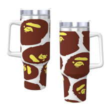 BAPE rozsdamentes acél vákuumos pohár, 40oz, fedéllel