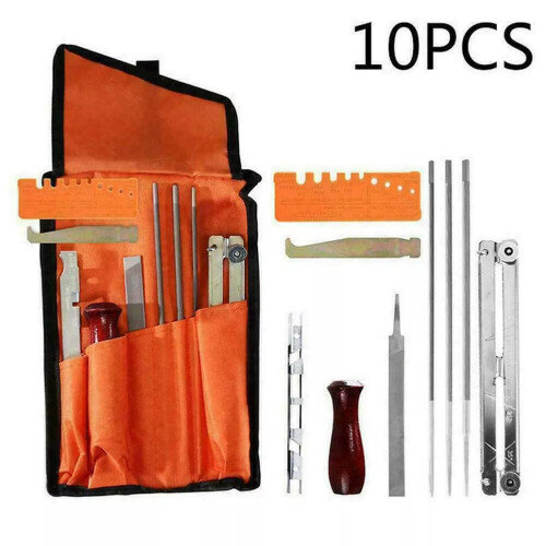 Kit pile de ascuțit cu lanț RSAMD 10 buc