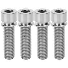Bike Handlebar Stem Bolts Titanium Alloy M7x25mm 4pcs