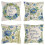 Fodere per cuscini primaverili in stile rustico, set da 4 pezzi (45x45 cm) 1