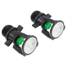 Embout de tuyau d'arrosage rotatif Ă 360 1/2 pouce