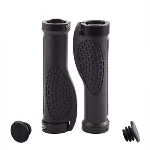 Poignées de guidon de vélo noires