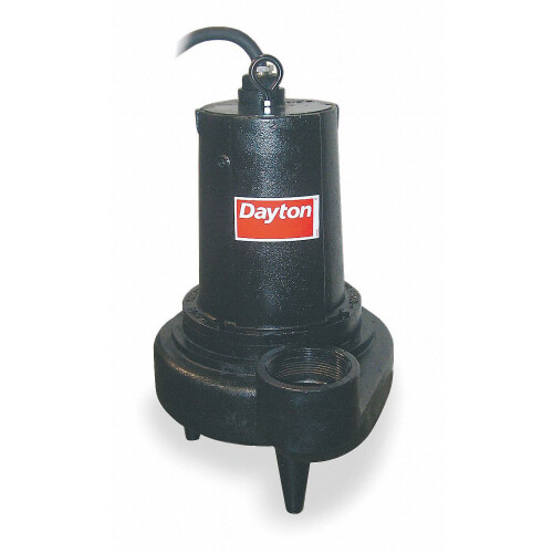 Pompe d'éjection des eaux usées Dayton 1,5 CV 240 V CA