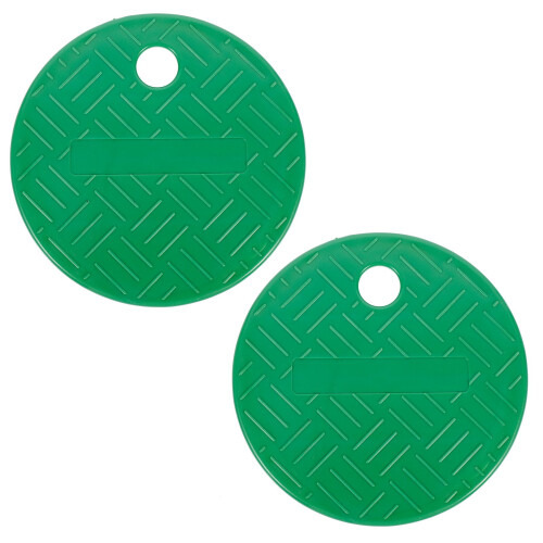 Couvercle de boîte de vanne d'arrosage rond (2 pièces)