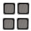 Magnetic PC Fan Grill Dust Filter 4pcs 10
