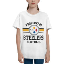 Steelers kids short sleeve shirt football logo 1 pack
