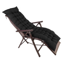 Chaise Lounge Cushion Indoor Outdoor Thick Portable