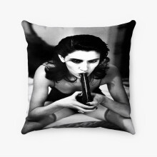 PJ Harvey egyedi párnahuzat fonott poliészter négyzet alakú