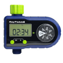 Ray Padula 1 zónás elektronikus öntözőrendszer időzítő digitális AA