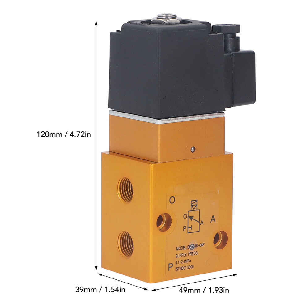 Brass High Pressure Solenoid Valve G1/4in