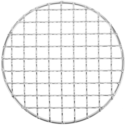 Grillnet i rustfrit stål, rundt 12 tommer