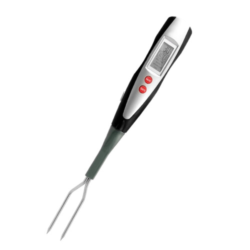OOKWE digitales Fleischthermometer mit Gabel und Sofortanzeige