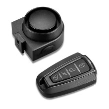 Alarme de vibração sem fio e à prova d'água para bicicleta com carregamento USB.