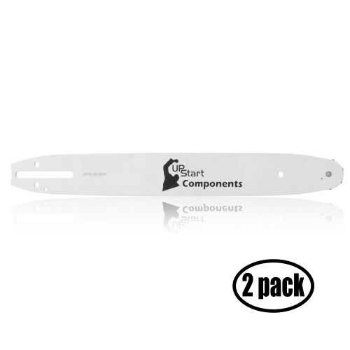 Motorsågssvärd 14 tums enkel nit 2-pack
