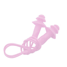 Silicone Gel Earplugs with Cord for Swimming