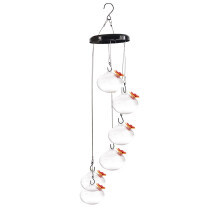 YOBOLK Garden2024Nouveaux carillons éoliens et mangeoires à colibris pour la décoration de jardin, cour et patio - Liquidation