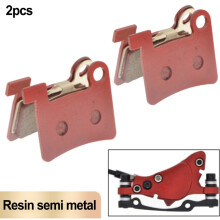 Mosiee2Pairs Fietsschijfremblokken voor E-bike Remklauwen Volledig Metalen Remblokken