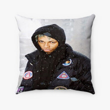 Taie d'oreiller personnalisée AIVO Night Lovell en polyester filé carré, coussin décoratif pour lit, canapé et décoration intérieure (pouces)