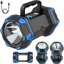 Επαναφορτιζόμενο Φανάρι LED για Κάμπινγκ 1500LM, 8 Λειτουργίες Φωτισμού, 4800mAh, Φορητός