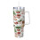 Copo térmico de aço inoxidável de 40 oz com alça e canudo. 1