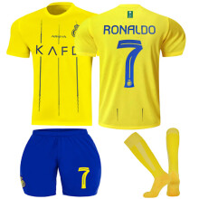 Al-Nassr Kinder-Fußballtrikot Nr. 7Ronaldo2023-2024